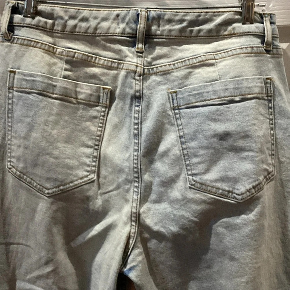 Nwt Free people, high-rise cropped straight jeans, curvy fit size 31 short - Picture 9 of 10